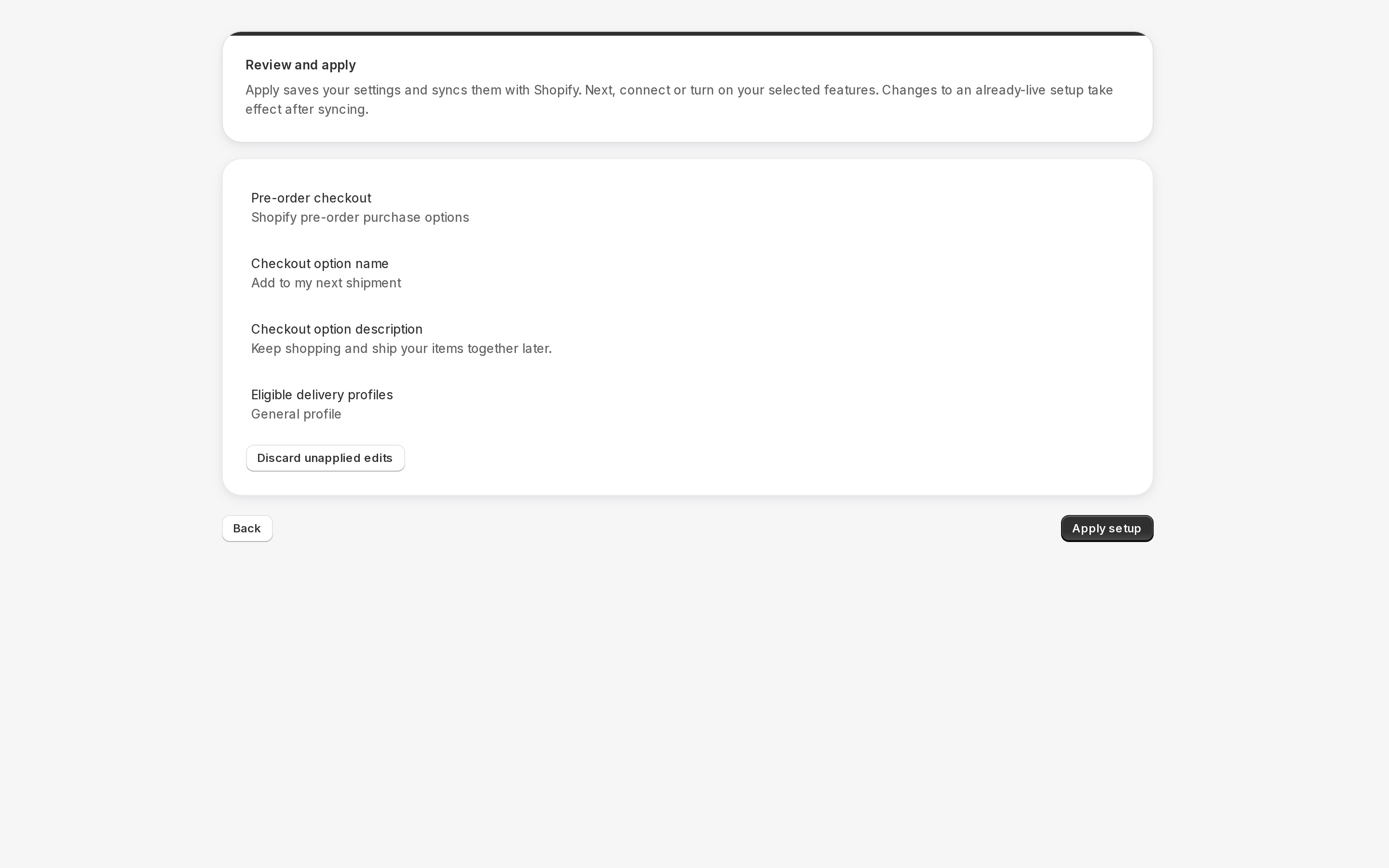 Current Addora interface with illustrative sample data.