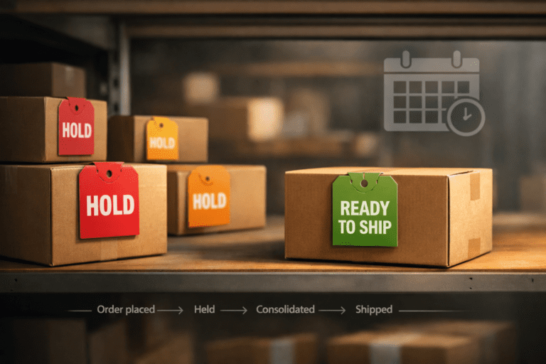 Hold Shipping Ready to Ship